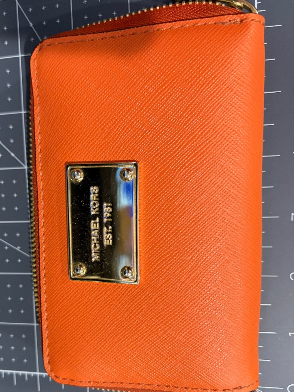 Michael Kors Orange Wallet